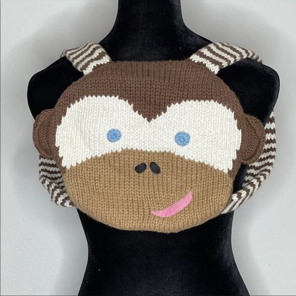 BLABLA KIDS  Brown Monkey Backpack - A super cute bag for your little one! - Picture 2 of 9